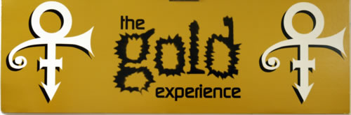 Prince The Gold Experience UK Promo display (616383)